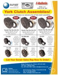 York Clutch Assemblies! - SunAir Products