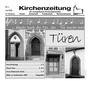 Tor – Tür – Pforte - Ev. Kirchengemeinde Franz von Roques