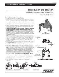 Installation Instructions - Febco