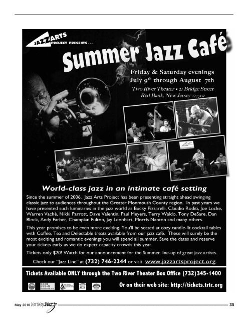 Jersey Jazz - New Jersey Jazz Society