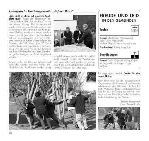 Kirchenzeitung 2-2010 - Ev. Kirchengemeinde Franz von Roques