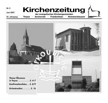 Kirchenzeitung - Ev. Kirchengemeinde Franz von Roques