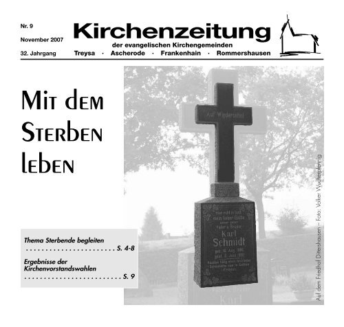 Kirchenzeitung Ev. Kirchengemeinde Franz von Roques