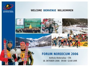 FORUM NORDICUM 2006 - International Biathlon Union