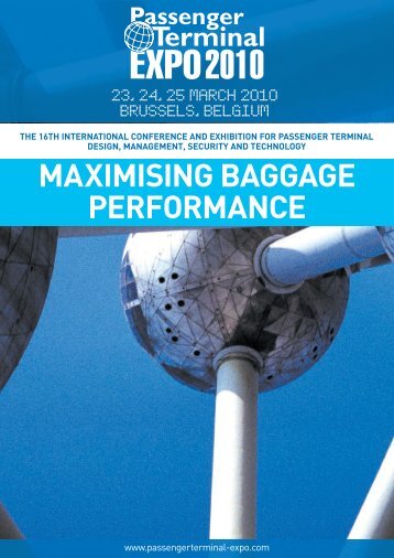 MAXIMISING BAGGAGE PERFORMANCE - Passenger Terminal Expo