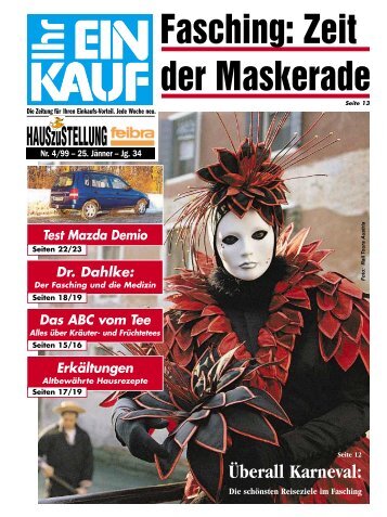 Fasching: Zeit der Maskerade - Ihr Einkauf | online