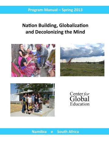 Nation Building, Globalization and Decolonizing ... - Augsburg College