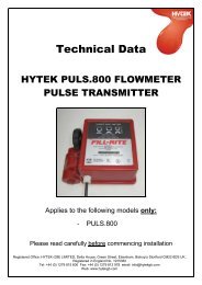 Technical Data - Hytek