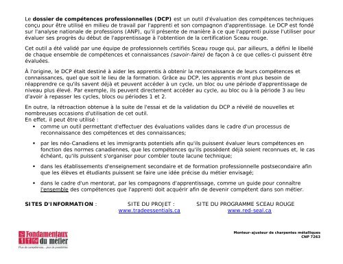 Dossier de compétences professionnelles - Base de données en ...