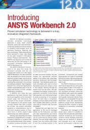 Introducing ANSYS Workbench 2.0 (PDF) - Figes.com.tr
