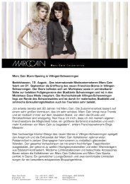 Marc Cain Store Opening in Villingen-Schwenningen Bodelshausen  ...