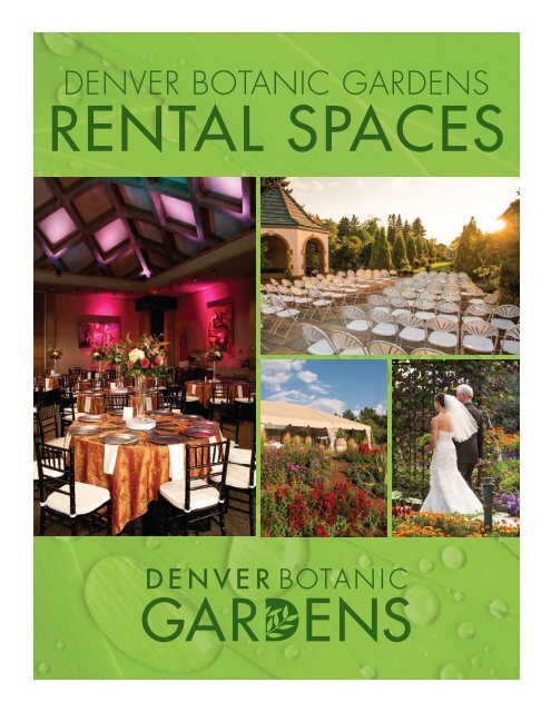 RENTAL SPACES - Denver Botanic Gardens