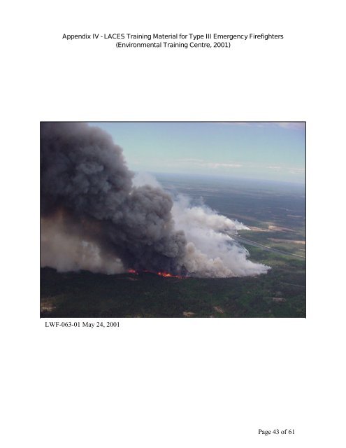 Report: Chisholm wildfire entrapment investigation - FPInnovations ...