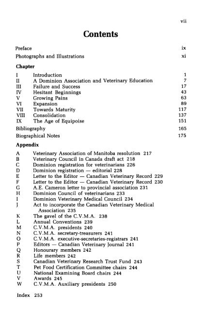 One Voice: A History of the Canadian veterinary medical association