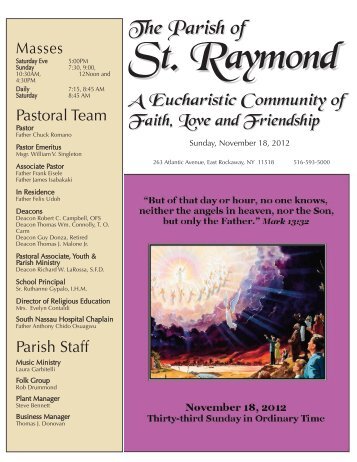 The Parish of - St. Raymond - East Rockaway NY