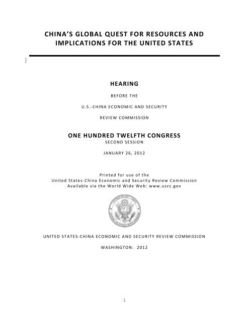 Hearing Transcript - U.S.-China Economic and Security Review ...