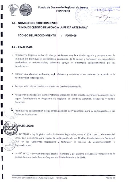 L'tns u c â¢ - Gobierno Regional de Loreto