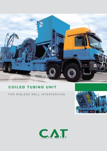 COILED TUBING UNIT - CAT GmbH Consulting - Agency - Trade