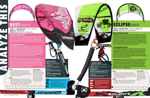 TIPS FOR VIEWING - The Kiteboarder Magazine