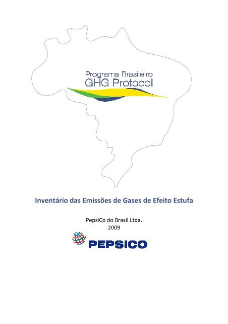 Pepsico 2009 - Programa Brasileiro GHG Protocol