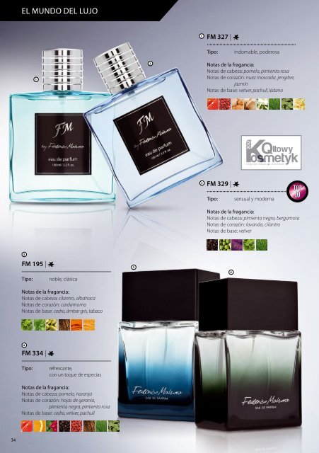 Catálogo de perfumes nº 21 - FM GROUP