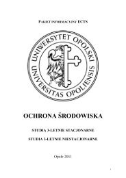 Informator - 2011-12 I stopieÅ inÅ¼ - SAMODZIELNA KATEDRA ...