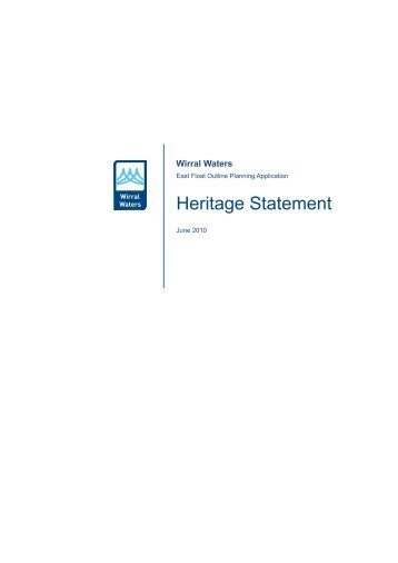 Heritage Statement 17/06/2010 14:49:13 - Wirral Borough Council