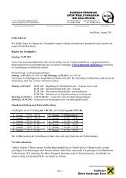 Elternbrief(Vollinternat) Nr. 1 (pdf) - HIB Saalfelden