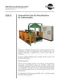 Automatic Cast-On Strap Machine - HADI Offermann Maschinenbau ...