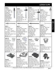 24 Lexus Clips.indd - S&R Fastener Co., Inc.