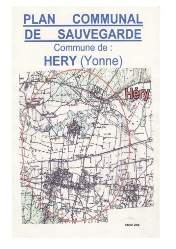 Exemple de PCS HERY - 5,64 Mb - 04/03/2013 - PrÃ©fecture de l'Yonne