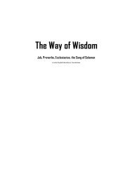 The Way of Wisdom - John Cunyus