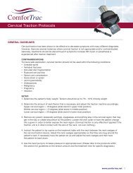 ComforTrac Detailed user instruction for Cervical Home Traction ...