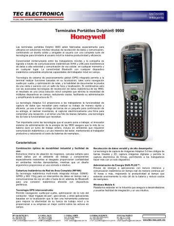 Terminales PortÃ¡tiles DolphinÂ® 9900 - Inside and Technology