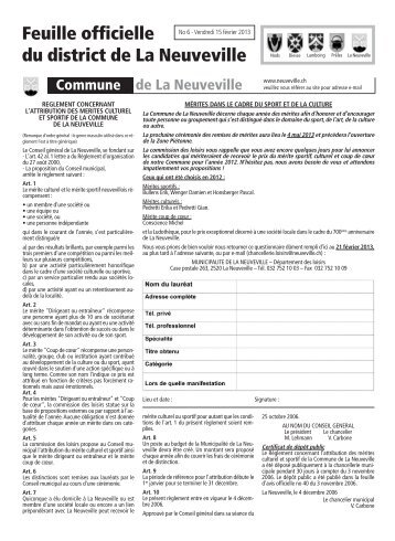 No 6 - 15 fÃ©vrier - Imprimerie du Courrier, La Neuveville