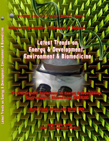 LATEST TRENDS on ENERGY & DEVELOPMENT ... - WSEAS
