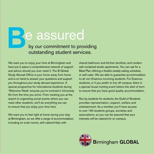 Exchange Students Brochure (PDF - 756KB) - University of ...