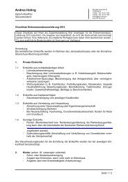 Unterlagen zur EinkommensteuererklÃ¤rung 2006