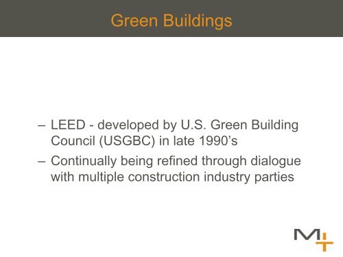 Green Buildings - Problems, Solutions & Opportunities