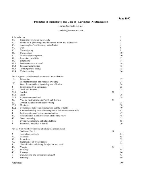 Between Phonology and Phonetics: Polish Voicing