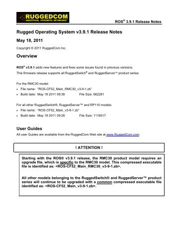 ROS-CF52 Main v3-9-1 - RuggedCom