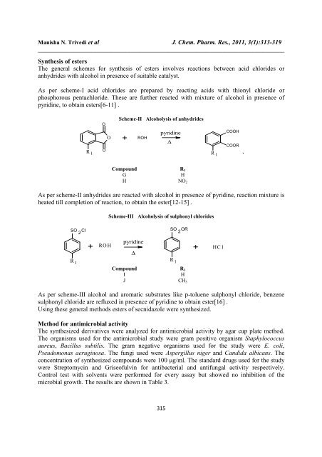 Synthesis of some 2-methyl-5-nitroimidazole derivatives - Journal of ...
