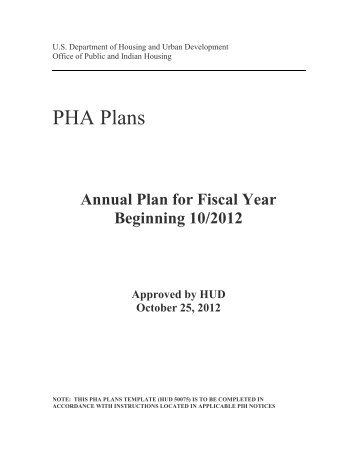 PHA Plans - Housing Authority of New Orleans