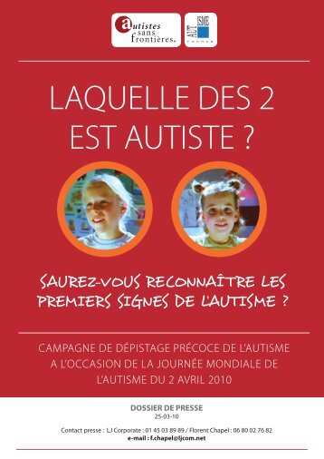 Dépistage - Autisme France