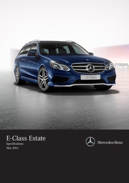 E-Class Estate Specifications (PDF) - Mercedes-Benz