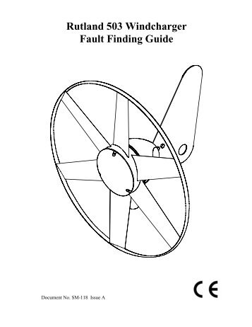 Rutland 503 Windcharger Fault Finding Guide - Marlec Engineering ...