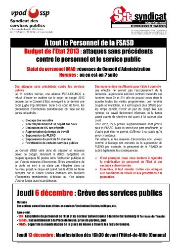 Lien vers le tract et les informations sur les thÃ¨mes ci-dessus