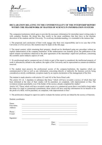 intern report declaration View lab report - internship_report_by_jahiddocx from bba act at ibais university table of contents particulars letter of transmittal declaration certification of the. intern report declaration View lab report - internship_report_by_jahiddocx from bba act at ibais university table of contents particulars letter of transmittal declaration certification of the.