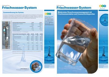 Frischwasser-System Frischwasser-System - APRITEC GmbH