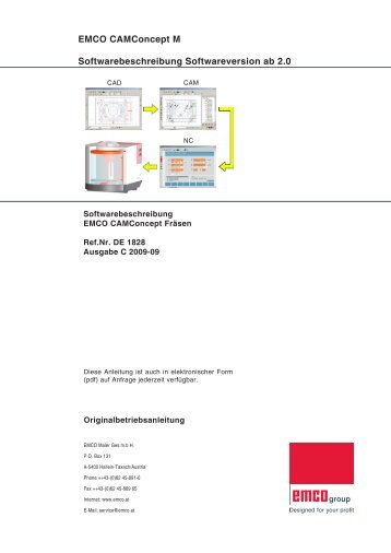 CAMConcept FrÃ¤sen Deutsch - Emco Maier GmbH